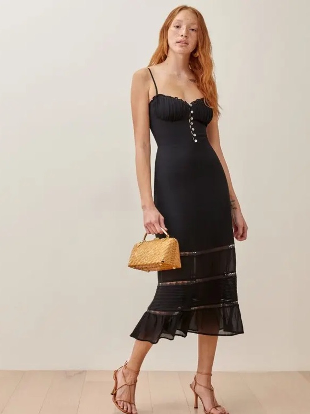 🖤 REFORMATION COTTAGE DRESS - VINTAGE INSPIRED - Size 6